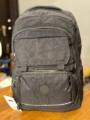 Krinkıl Kumaş Büyük Boy Günlük Sırt ve Okul Çantası