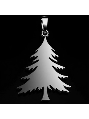 TabiTela 925 Ayar gümüş kolye yılbaşı Ağacı ya Noel Ağacı SM7803