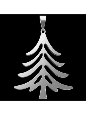 TabiTela 925 Ayar gümüş kolye yılbaşı Ağacı ya Noel Ağacı SM7798