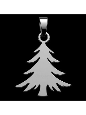 TabiTela 925 Ayar gümüş kolye yılbaşı Ağacı ya Noel Ağacı SM7782