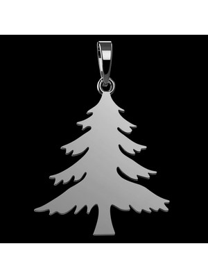 TabiTela 925 Ayar gümüş kolye yılbaşı Ağacı ya Noel Ağacı SM7801