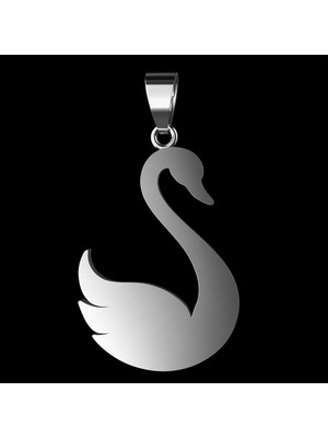 TabiTela 925 Ayar gümüş kolye kuğu SM8210