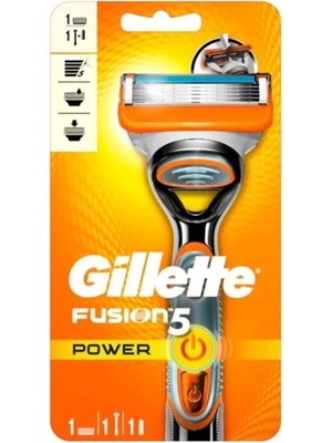 Gillette Fusion 5 Power Makine + 1 Yedek