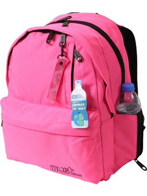 Must 584600 Pink-- Çift Cepli Ilkokul Sırt Çantası-Pembe