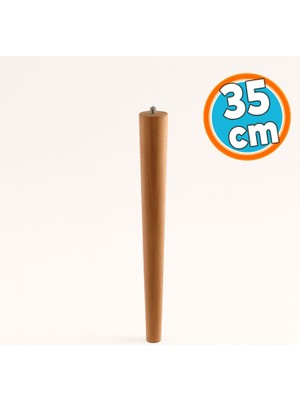 Sehpa Masa Ayağı Ham Doğal Ahşap Kahverengi Boyalı Mobilya Aksesuar Modern Ayakları Bohem 30 cm