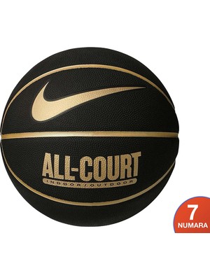Nike Everyday All Court 8p Deflated 7 Numara Siyah Basketbol Topu N.100.4369.070