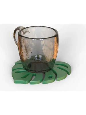 Bardak Altlığı Yaprak Şekilli 3 Adet