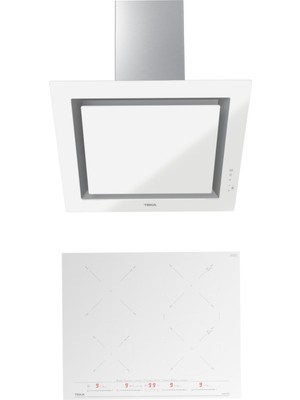 Teka Dlv 68660 Wh Tos Davlumbaz Izc 64630 Wh Mst Indüksiyonlu Ocak Beyaz 2li Ankastre Set