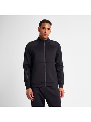 Lescon 25N-1138 Erkek Fermuarlı Sweatshirt Siyah