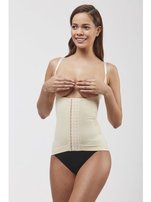 Kadın Ten Agraflı Atlet Bel Korse Toparlayıcı ve Korse 975