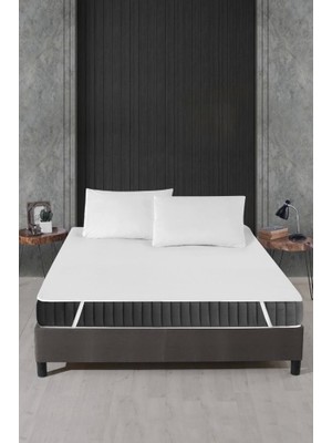 Alez Pamuklu Dört Köşe Lastik Yatak Koruyucu 160*200 cm