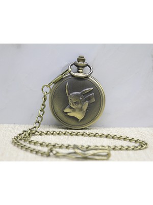 Pikachu Tasarımlı Köstekli Saat