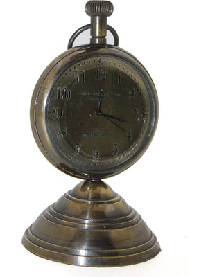 Masa Üstü Pirinç Saat Model 3