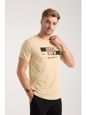 Akbeniz Erkek Ten Rengi Kısa Kol Pijama Takımı