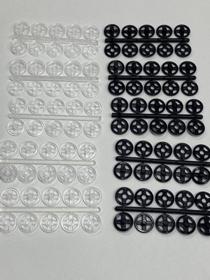 Şeffaf Çıtçıt / Plastik Çıtçıt / 5 Li Set