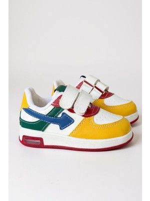 CC230 Cırtlı Kız Erkek Işıklı Çocuk Okul Kreş Günlük Spor Ayakkabı