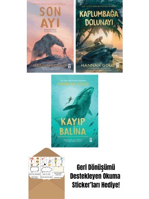 Hannah Gold 3 Kitap Seti + Okuma Sticker'ları