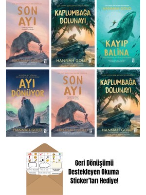 Hannah Gold 6 Kitap Seti + Okuma Sticker'ları