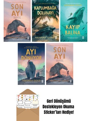 Hannah Gold 5 Kitap Seti + Okuma Sticker'ları