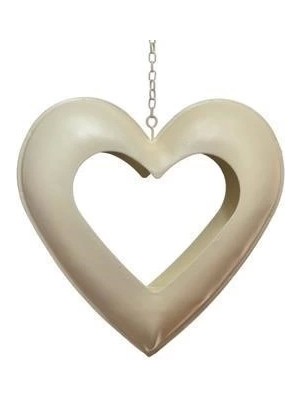 Decotown  Kalp Motifli Metal Mumluk Dekoratif Mum Tutucu Stand