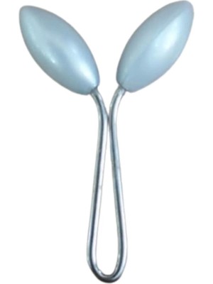 Eşarp Klipsi Başak Model Beyaz 1 Adet