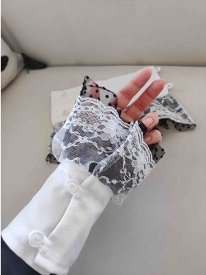 Firuz Rukye Seyyar Manşet Uzatıcı Gömlek Görünümlü Kolluk