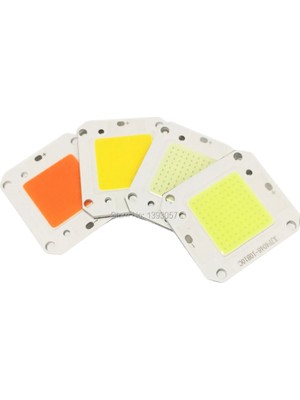 12 Volt 50 Watt Sarı (Amber) Projektör Cob LED