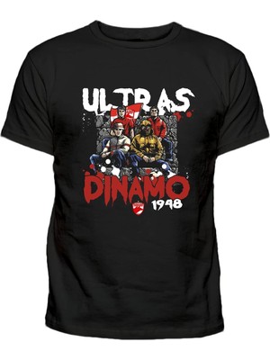 Ultras Dinamo Bükreş Fc Dinamo - Ultras 1948 Baskılı Pamuklu Tişört