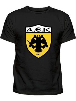 Aek Athens F.c. Baskılı Pamuklu T-Shirt