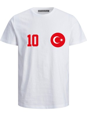 10 Numara Türkiye Milli Takım  Baskılı Çocuk T-Shirt