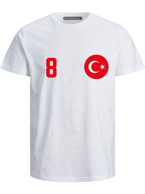 8 Numara Türkiye Milli Takım Arda Baskılı Çocuk T-Shirt