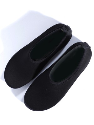 Peluche Siyah Erkek Çocuk Deniz Ayakkabısı Man Black