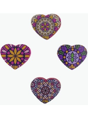 Silka Mandala Kalpli Silgi 4 Lü Set