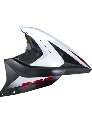 Bajaj Pulsar RS200 2021-2025 Sağ Ön Büyük Dizlik Grenajı Paneli Siyah-Beyaz A