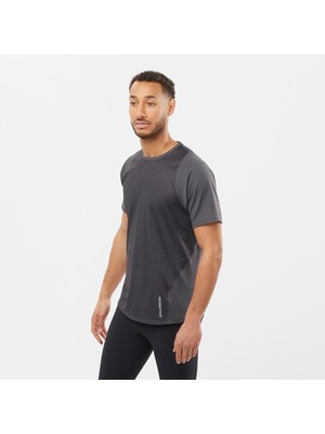 Salomon Sense Aero Erkek Siyah Koşu Tişört