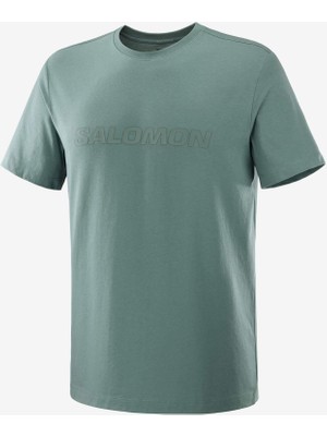 Salomon LC2526700 Big Logo Tee M Erkek Spor Tişört
