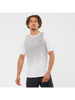 Salomon Sense Aero Erkek Beyaz Koşu Tişört