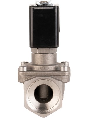 12V Dc Paslanmaz Genel Maksat Solenoid Valf Yüksek Basınç Normalde Kapalı