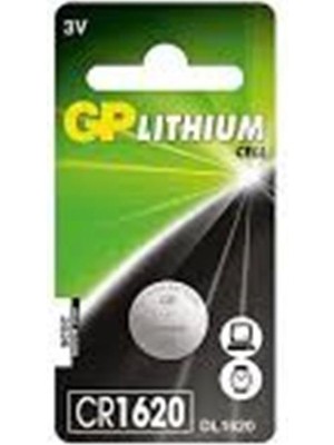 Gp CR1620-U1 3V Lityum Düğme Pil Tekli Paket
