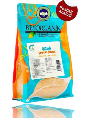 Beyorganik Organik Çabuk Kış Çorbası 200 gr Pestisit ve Aflatoksin Analizli Sebze İçerikli