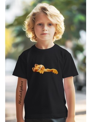 Baskılı Bisiklet Yaka Kısa Kollu Çocuk Tişört