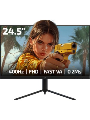 Gamepower Lucid S40 24.5'' 400Hz 0.2ms Fast Va E Spor Pivot Rgb Gaming Monitör