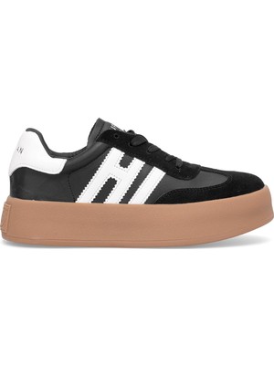 Lufian 121230050 Mira Kadın Hakiki Deri Klasik Sneaker Siyah