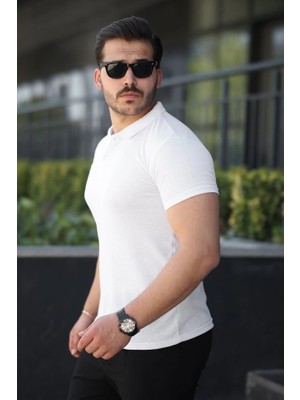Erkek Kısa Kollu Yakalı Tişört
