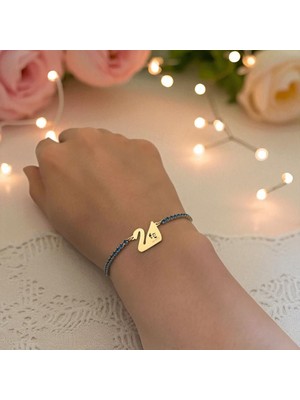 Archin Atatürk Temalı Mavi Taşlı Kuğu Kuşu Figürlü 14 Ayar Altın Plakalı Hediye