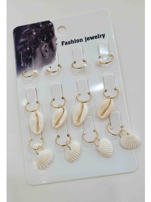 12 Adet Saç Küpesi Saç Yüzüğü