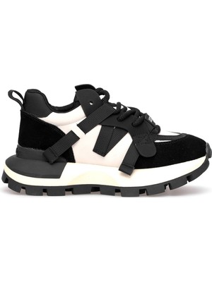 Lufian 121230049 Yoko Kadın Hakiki Deri Klasik Sneaker Siyah