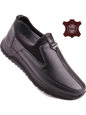 Detector Hakiki Deri Ortopedik Ultra Esnek Rahat Erkek Ayakkabı 032P