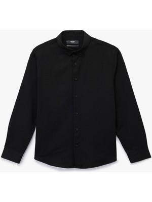 Slim Fit Uzun Kollu Düğmeli Klasik Yaka Gömlek