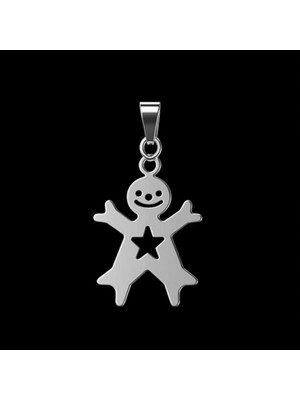 TabiTela 925 Ayar gümüş kolye kardan adam   SM8081